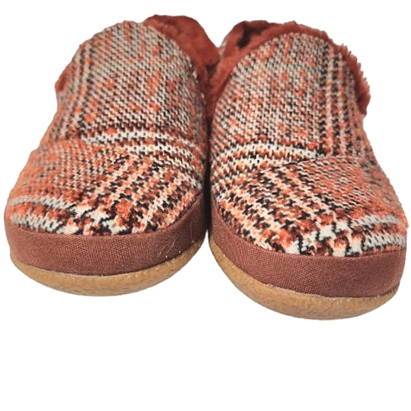 Toms Plaid India Bootie Slipper Size 8 - Picture 4 of 12